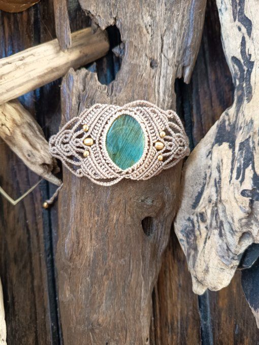 Bracelet asymétrique Labradorite