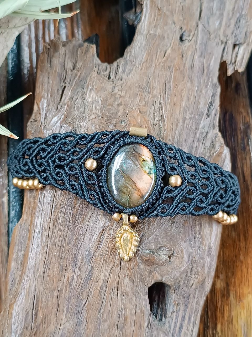 Bracelet Labradorite Hébé - Espritbohememacrame