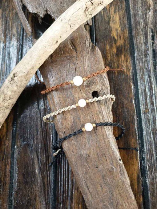 bracelet simple quartz rose