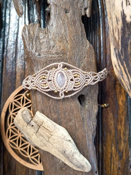 Bracelet quartz rose