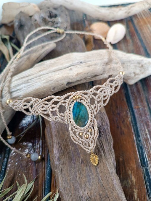 Collier Labradorite " Idun "