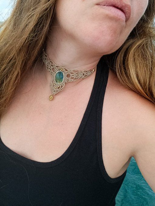 Collier Labradorite " Idun "